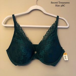 Secret Treasures Green Bra size 38C